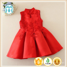 winter china girl fashion Traditional dress dresses for girls of 7 years old red dress